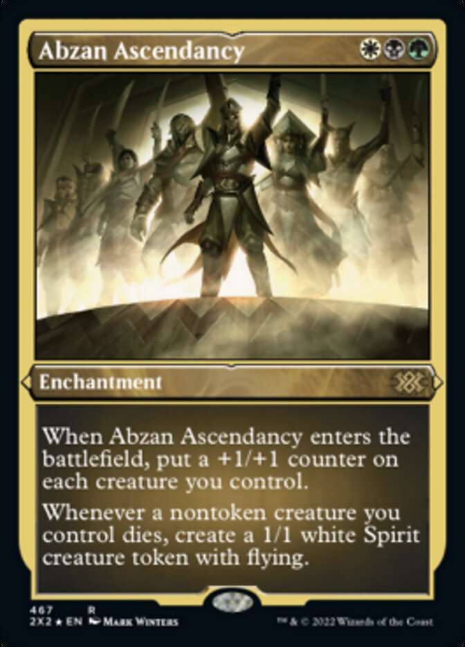 Abzan Ascendancy (Foil Etched) [Double Masters 2022] | Galactic Gamez