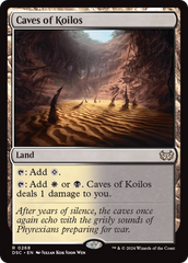 Caves of Koilos [Duskmourn: House of Horror Commander] | Galactic Gamez