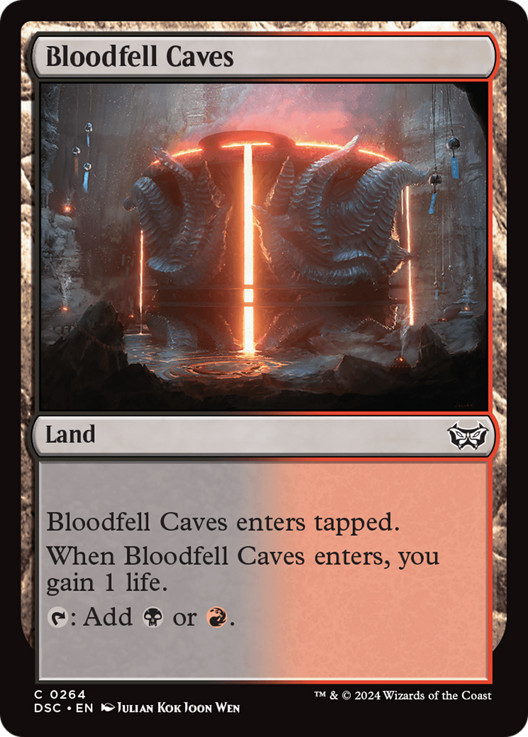Bloodfell Caves [Duskmourn: House of Horror Commander] | Galactic Gamez