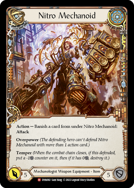 Construct Nitro Mechanoid // Nitro Mechanoid [DYN092] (Dynasty)  Cold Foil | Galactic Gamez