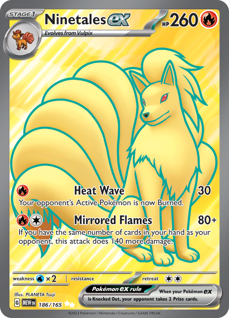 Ninetales ex (186/165) [Scarlet & Violet 151] | Galactic Gamez