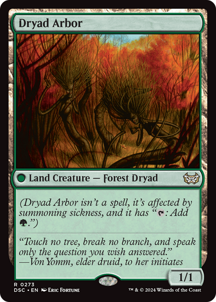 Dryad Arbor [Duskmourn: House of Horror Commander] | Galactic Gamez