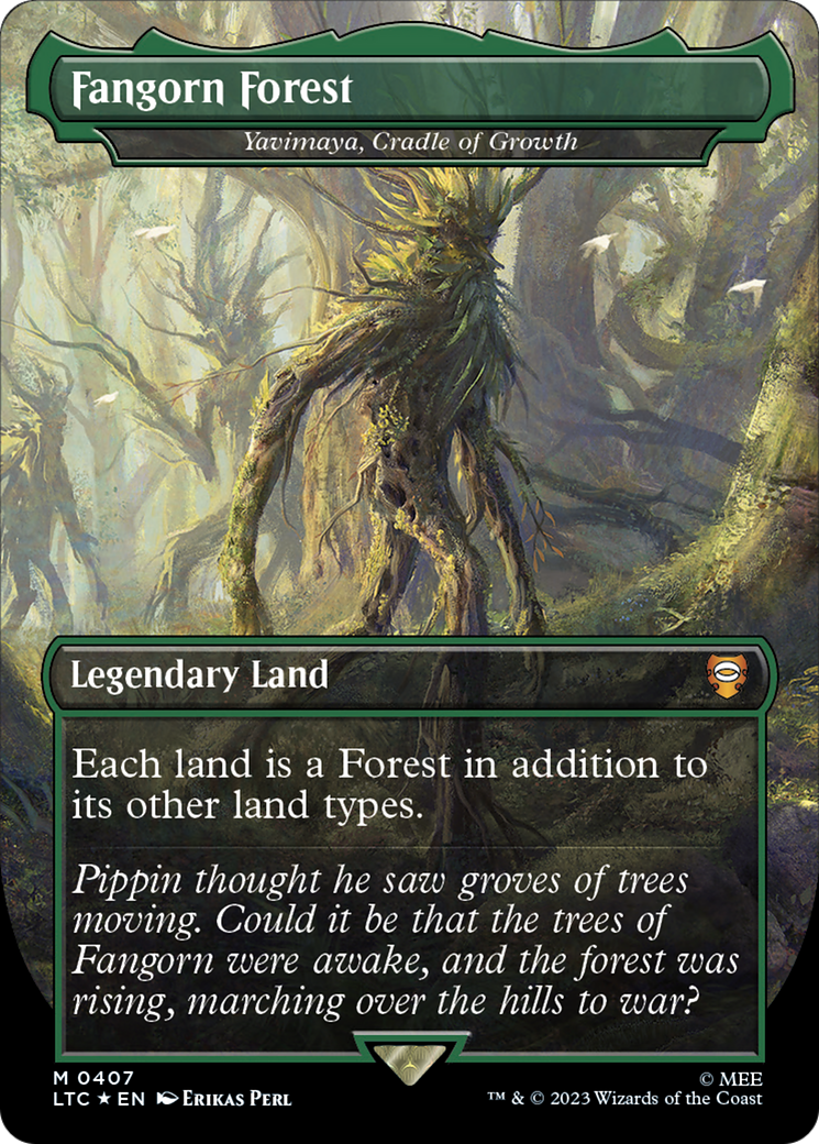 Fangorn Forest - Yavimaya, Cradle of Growth (Surge Foil Realms and Relics) [The Lord of the Rings: Tales of Middle-Earth Commander] | Galactic Gamez