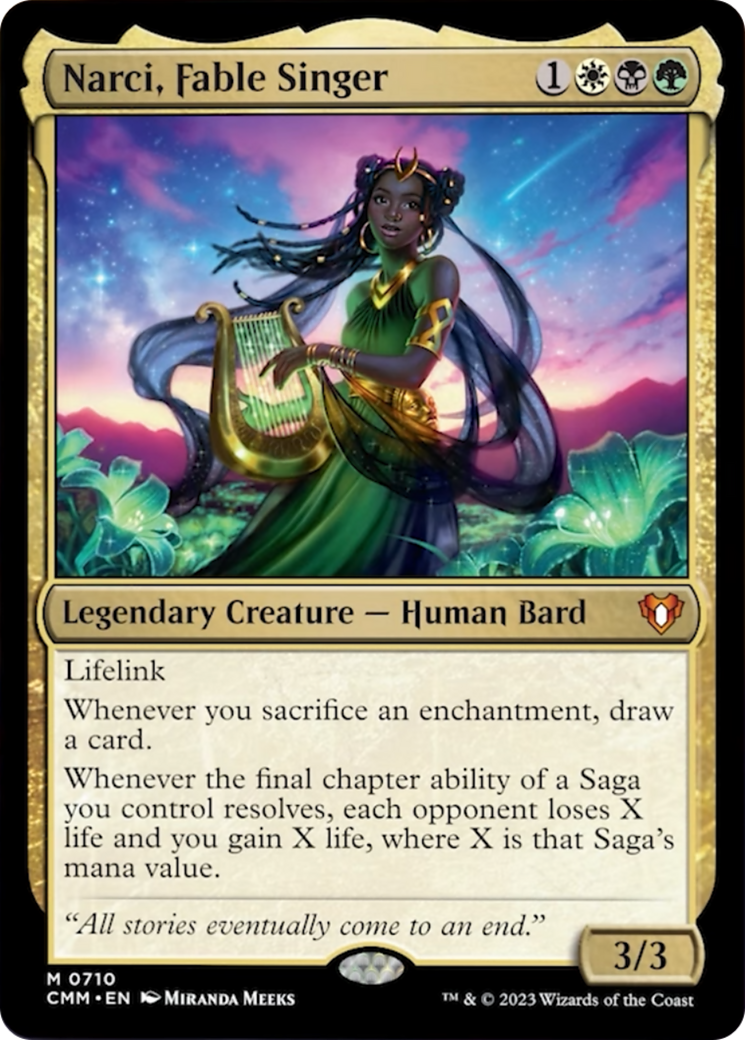 Narci, Fable Singer [Commander Masters] | Galactic Gamez