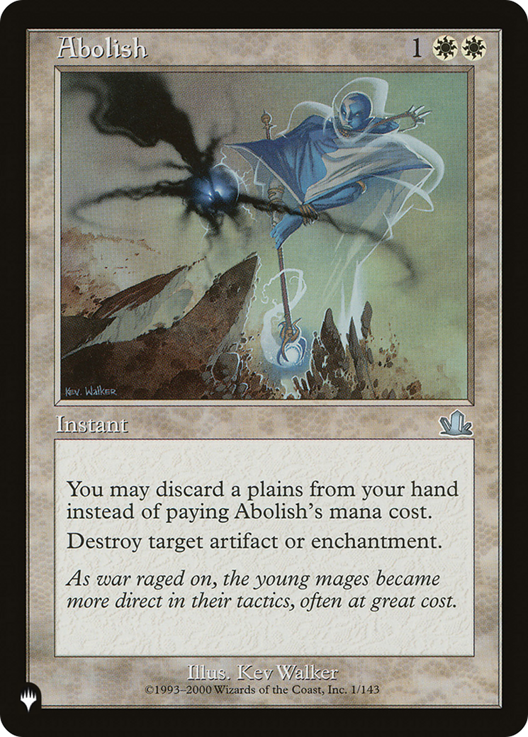 Abolish [The List Reprints] | Galactic Gamez