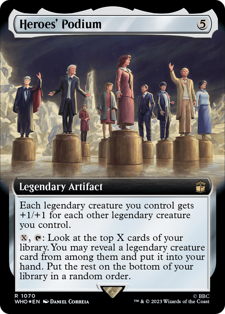 Heroes' Podium (Extended Art) (Surge Foil) [Doctor Who] | Galactic Gamez