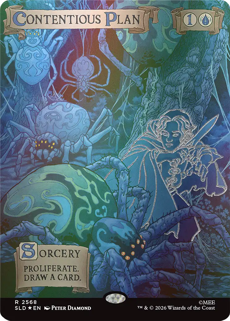 Contentious Plan (Out Of Sight Foil) [Secret Lair Drop Series] | Galactic Gamez