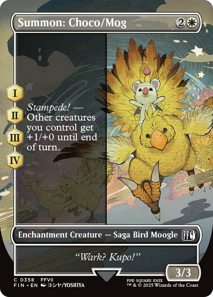 Summon: Choco/Mog (Borderless) [FINAL FANTASY] | Galactic Gamez
