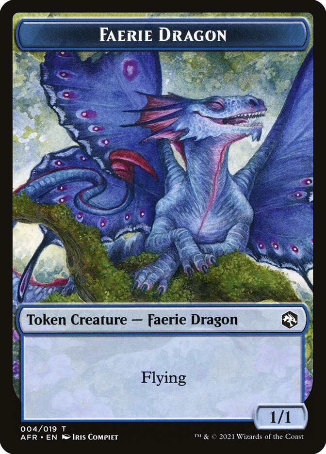Treasure // Faerie Dragon Double-Sided Token [Dungeons & Dragons: Adventures in the Forgotten Realms Tokens] | Galactic Gamez