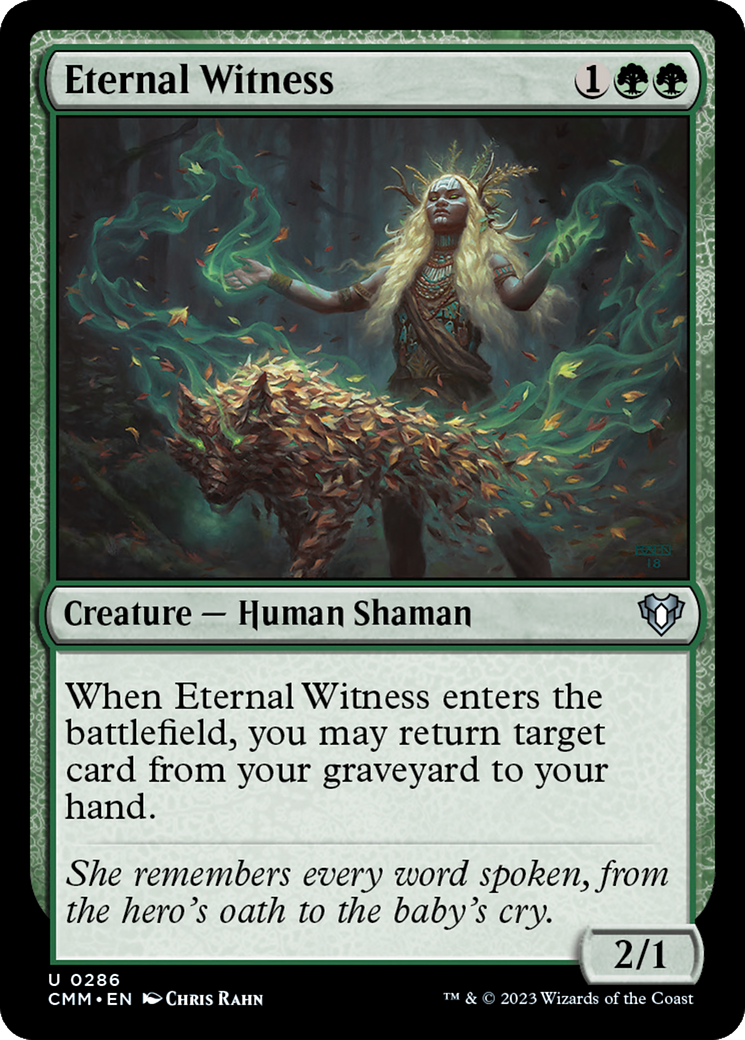 Eternal Witness [Commander Masters] | Galactic Gamez