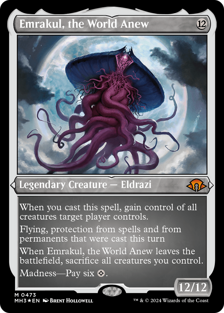 Emrakul, the World Anew (Foil Etched) [Modern Horizons 3] | Galactic Gamez