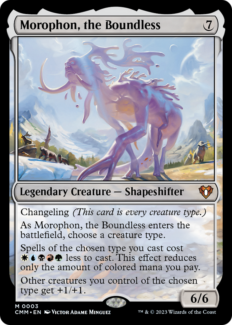 Morophon, the Boundless [Commander Masters] | Galactic Gamez