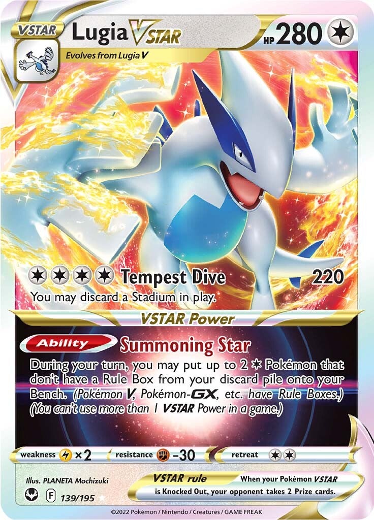 Lugia VSTAR (139/195) [Sword & Shield: Silver Tempest] | Galactic Gamez