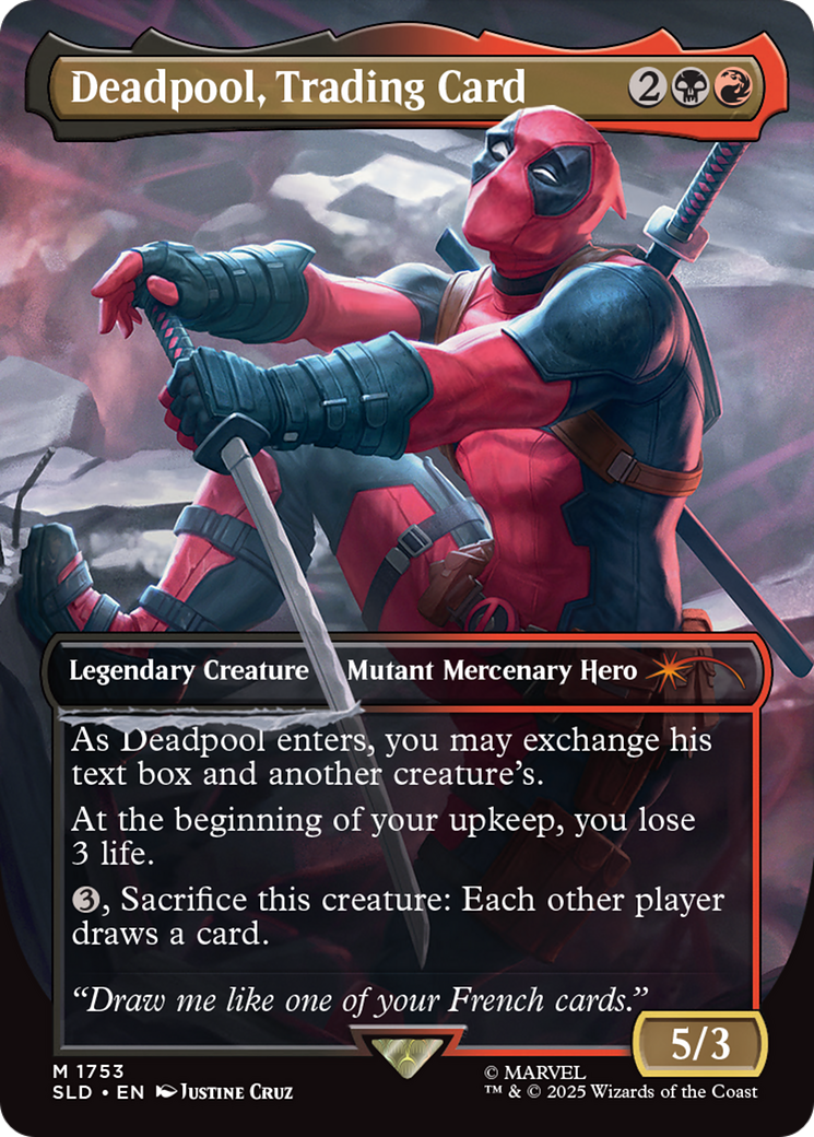 Deadpool, Trading Card [Secret Lair Drop Series] | Galactic Gamez