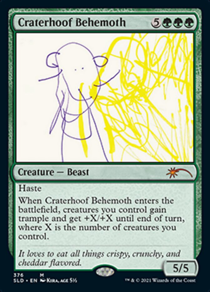 Craterhoof Behemoth (376) [Secret Lair Drop Series] | Galactic Gamez