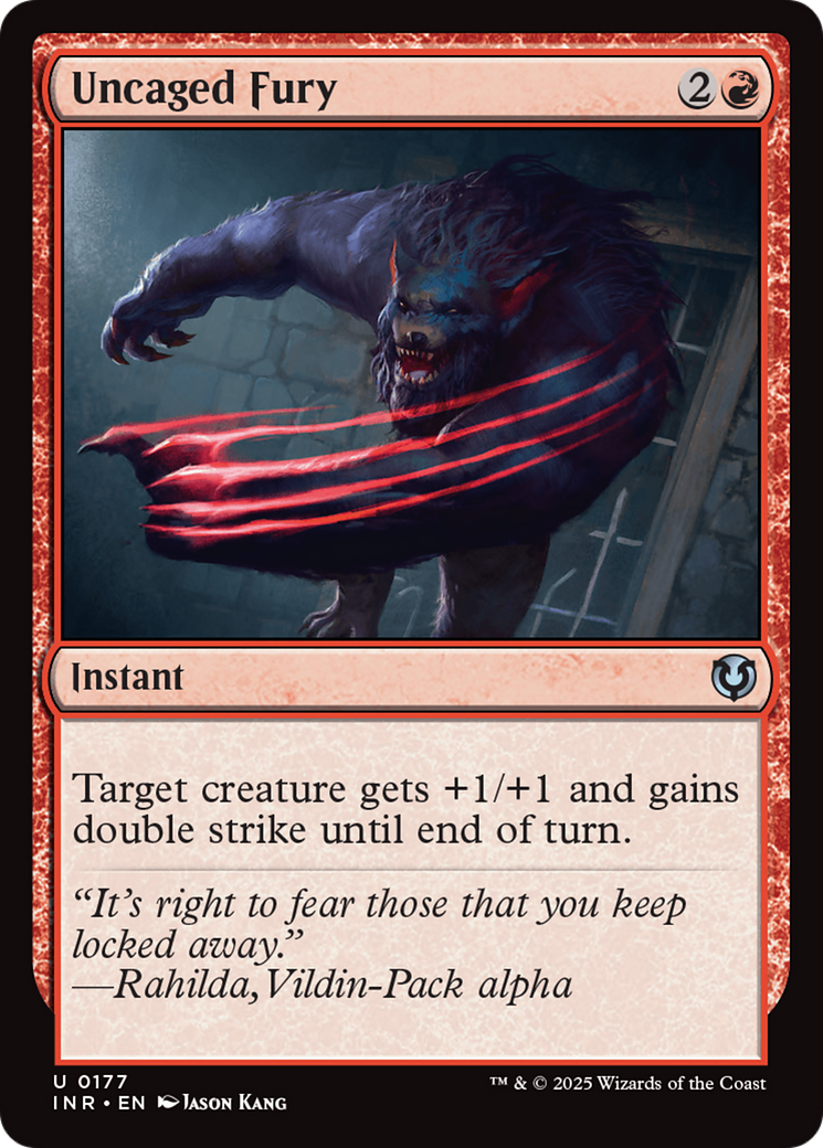 Uncaged Fury [Innistrad Remastered] | Galactic Gamez