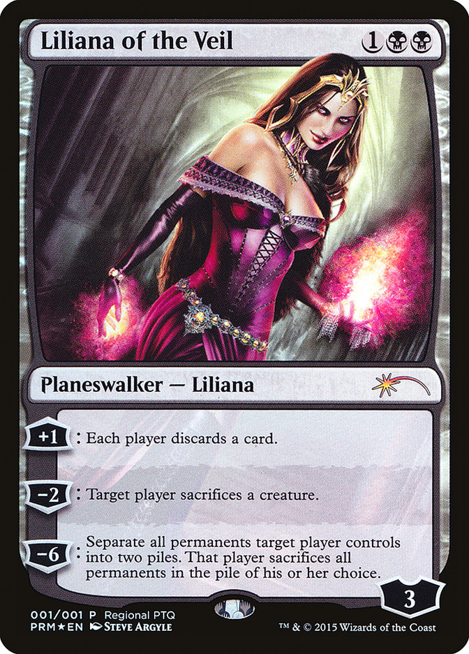 Liliana of the Veil (Regional PTQ) [Pro Tour Promos] | Galactic Gamez