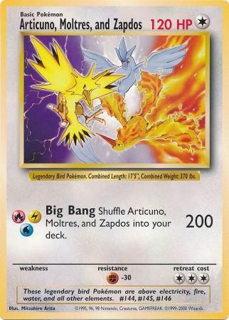 Articuno, Moltres, and Zapdos (Jumbo Card) [Miscellaneous Cards] | Galactic Gamez