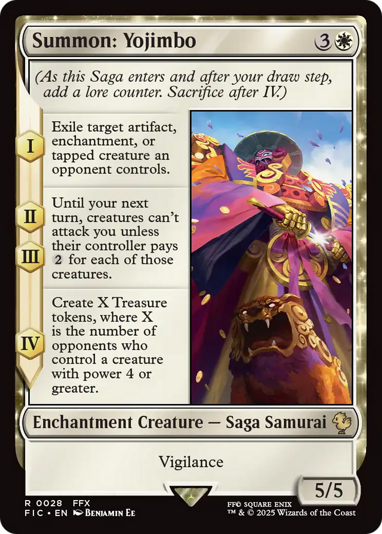 Summon: Yojimbo [FINAL FANTASY Commander] | Galactic Gamez