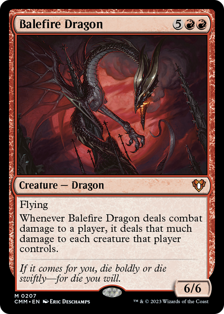 Balefire Dragon [Commander Masters] | Galactic Gamez