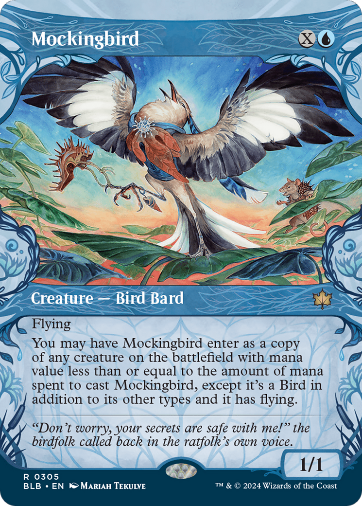 Mockingbird (Showcase) [Bloomburrow] | Galactic Gamez