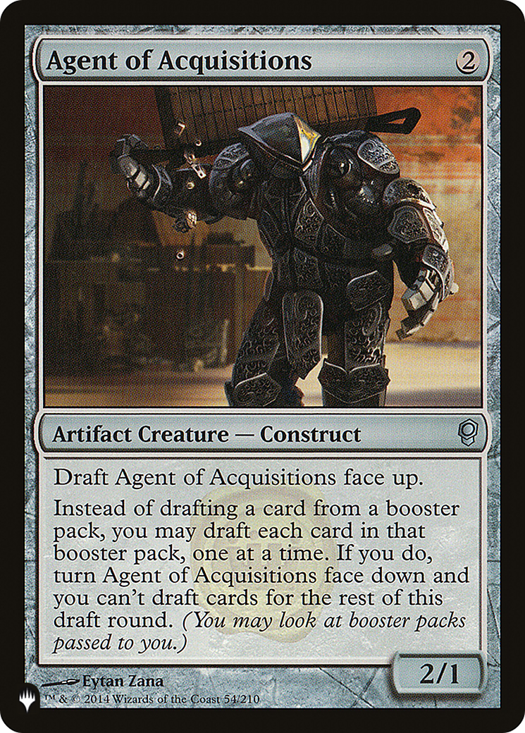 Agent of Acquisitions [The List Reprints] | Galactic Gamez