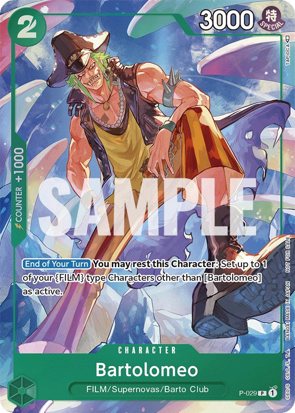 Bartolomeo (Event Pack Vol. 1) [One Piece Promotion Cards] | Galactic Gamez