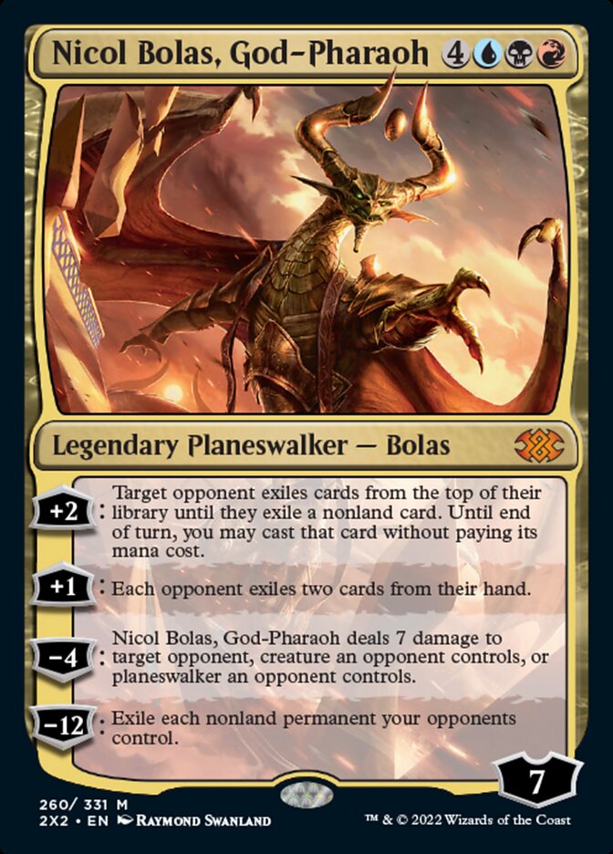 Nicol Bolas, God-Pharaoh [Double Masters 2022] | Galactic Gamez