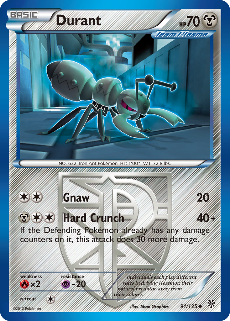 Durant (91/135) [Black & White: Plasma Storm] | Galactic Gamez