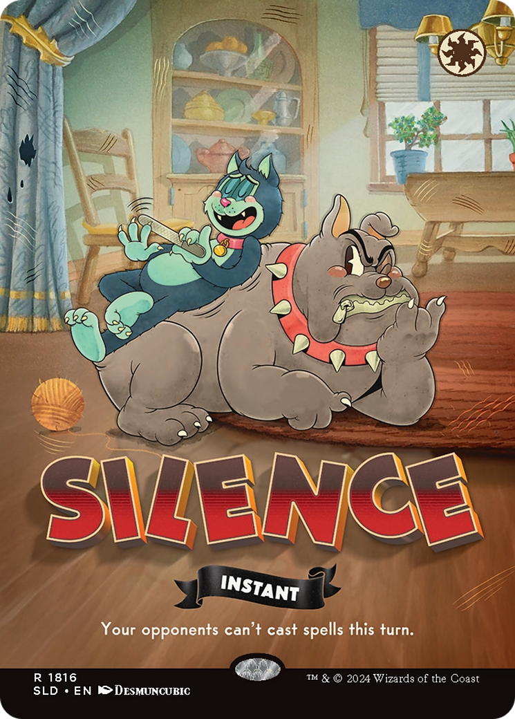 Silence (1816) (Rainbow Foil) [Secret Lair Drop Series] | Galactic Gamez