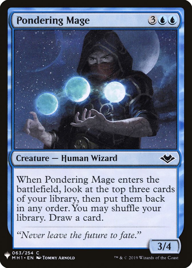 Pondering Mage [Mystery Booster] | Galactic Gamez
