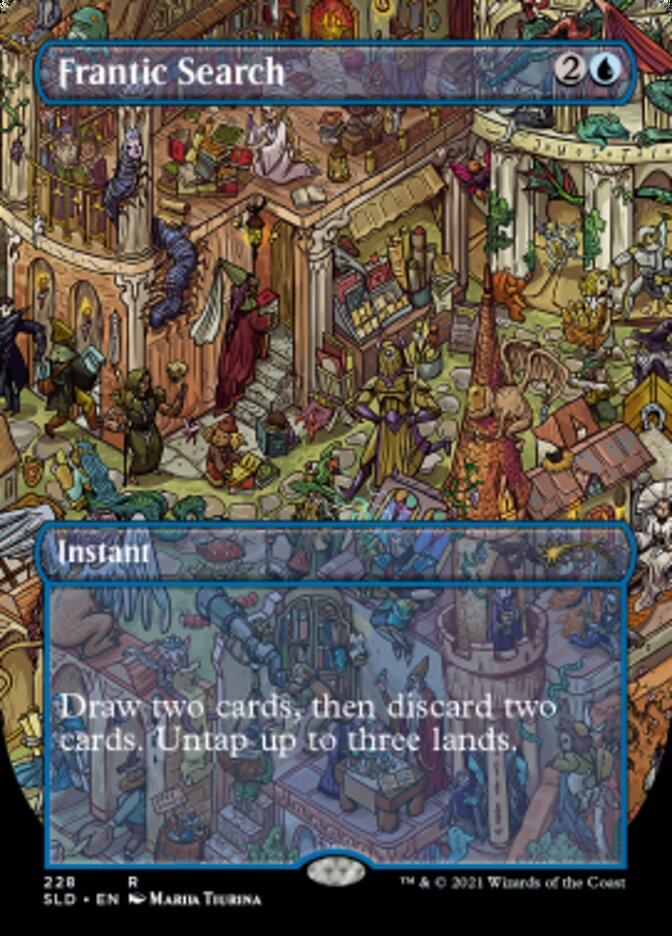 Frantic Search (Borderless) [Secret Lair Drop Series] | Galactic Gamez
