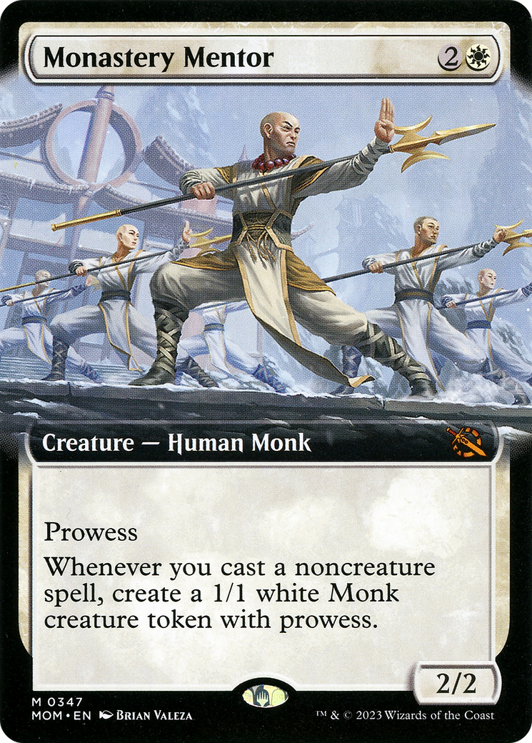 Monastery Mentor (Extended Art) [March of the Machine] | Galactic Gamez