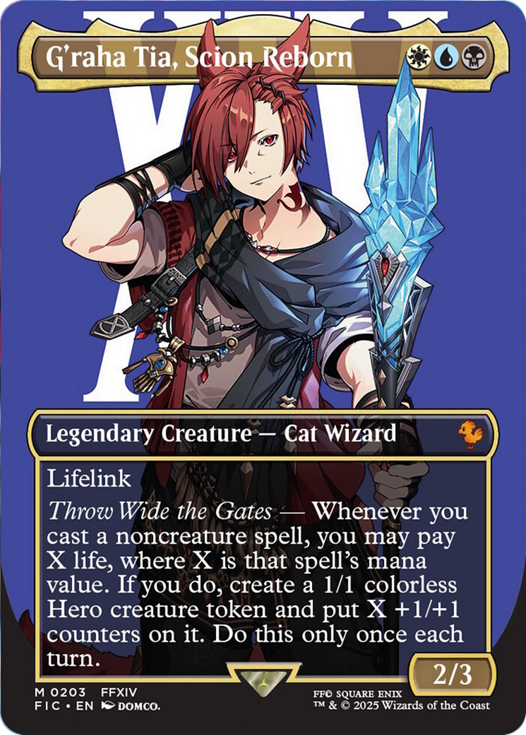 G'raha Tia, Scion Reborn (Borderless) [FINAL FANTASY Commander] | Galactic Gamez