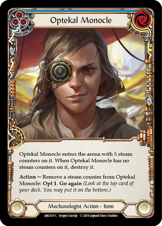 Optekal Monocle [ARC037-C] (Arcane Rising)  1st Edition Normal | Galactic Gamez