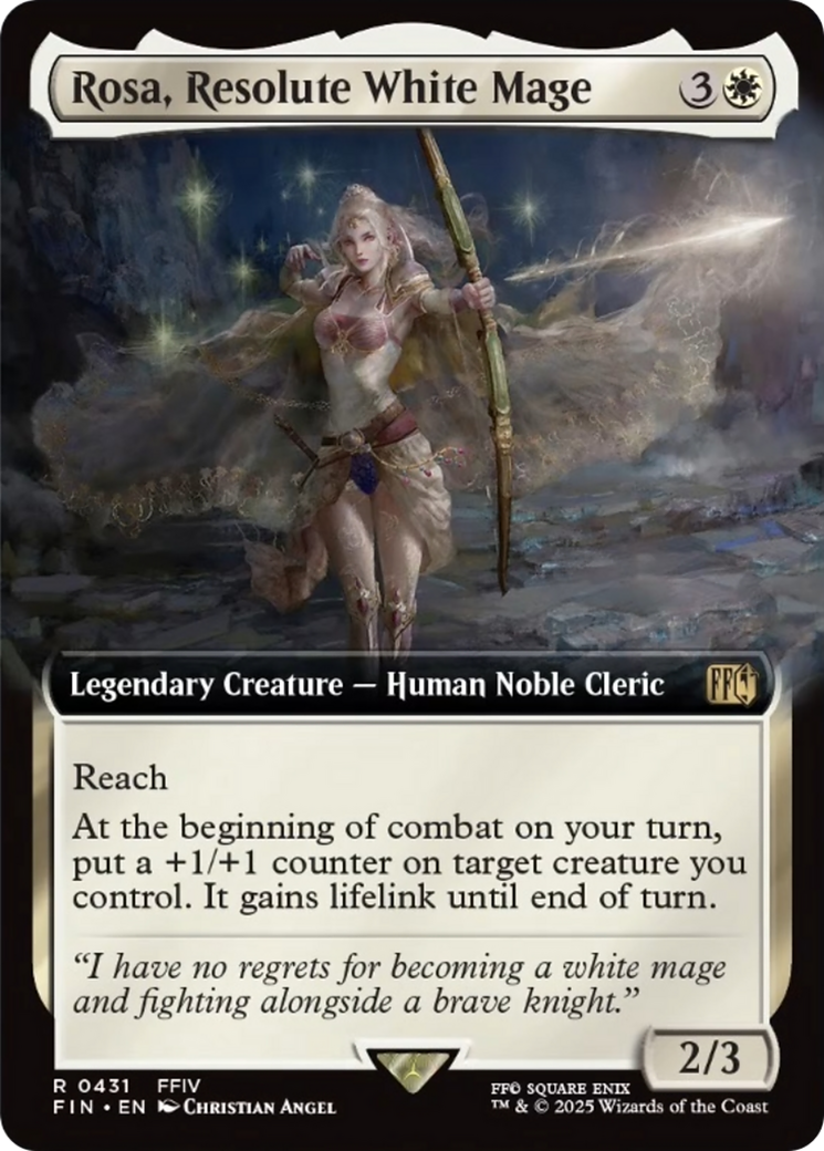 Rosa, Resolute White Mage (Extended Art) [FINAL FANTASY] | Galactic Gamez