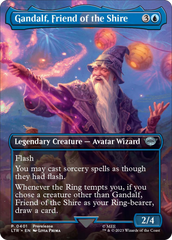 Gandalf, Friend of the Shire (Borderless Alternate Art) [The Lord of the Rings: Tales of Middle-Earth] | Galactic Gamez