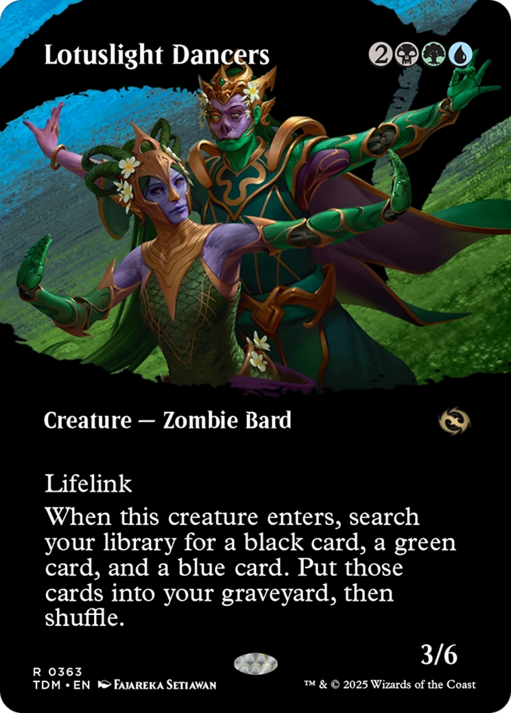 Lotuslight Dancers (Borderless) [Tarkir: Dragonstorm] | Galactic Gamez