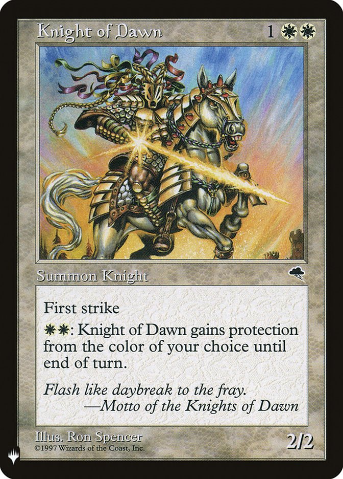 Knight of Dawn [Mystery Booster] | Galactic Gamez