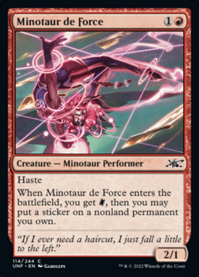 Minotaur de Force [Unfinity] | Galactic Gamez