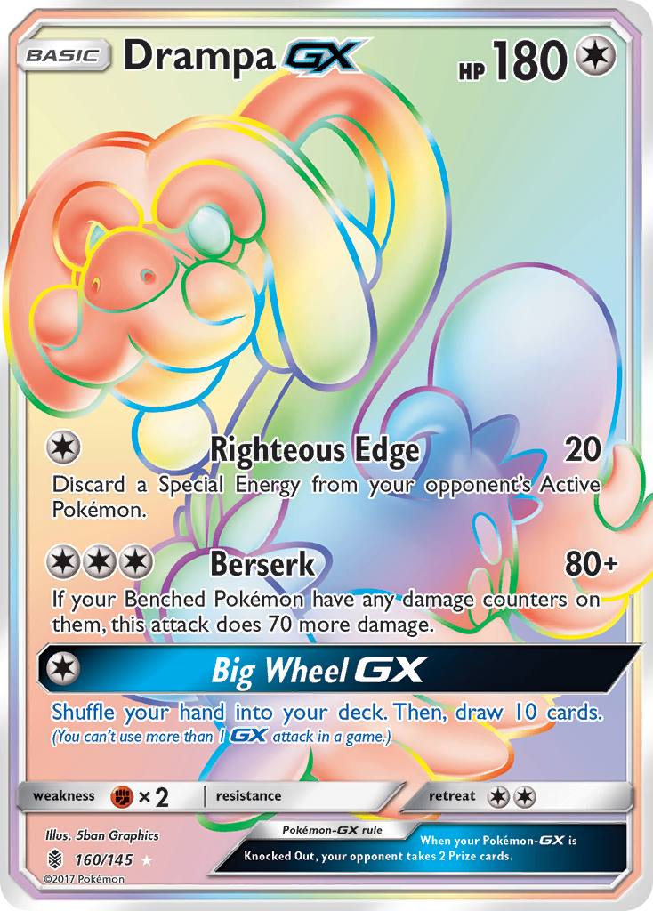 Drampa GX (160/145) [Sun & Moon: Guardians Rising] | Galactic Gamez