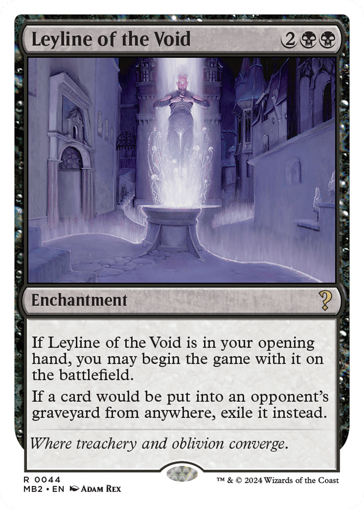 Leyline of the Void (White Border) [Mystery Booster 2] | Galactic Gamez