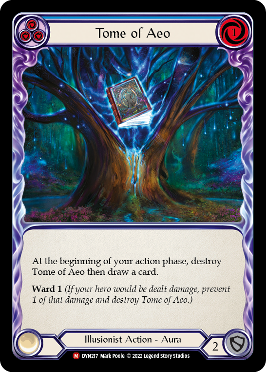 Tome of Aeo [DYN217] (Dynasty)  Rainbow Foil | Galactic Gamez