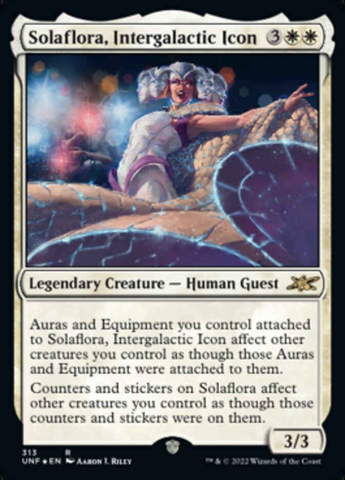 Solaflora, Intergalactic Icon (Galaxy Foil) [Unfinity] | Galactic Gamez