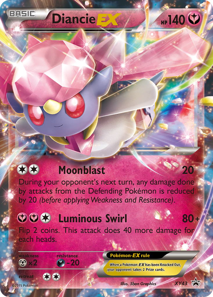 Diancie EX (XY43) [XY: Black Star Promos] | Galactic Gamez