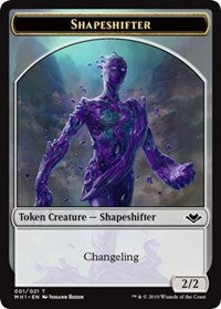 Shapeshifter (001) // Construct (017) Double-Sided Token [Modern Horizons Tokens] | Galactic Gamez