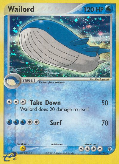 Wailord (14/109) [EX: Ruby & Sapphire] | Galactic Gamez