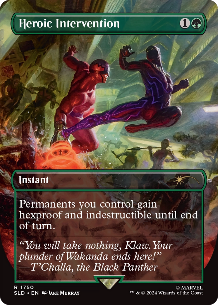 Heroic Intervention (Rainbow Foil) [Secret Lair Drop Series] | Galactic Gamez
