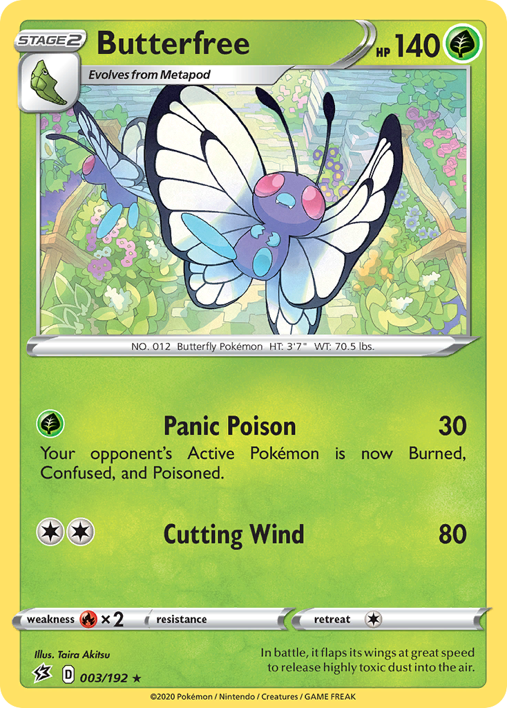 Butterfree (003/192) [Sword & Shield: Rebel Clash] | Galactic Gamez