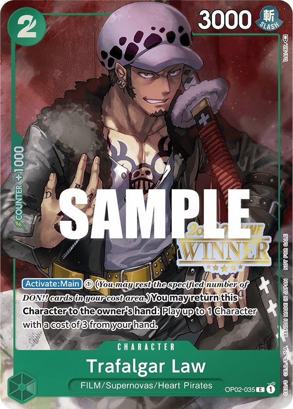 Trafalgar Law (Offline Regional 2023) [Winner] [One Piece Promotion Cards] | Galactic Gamez